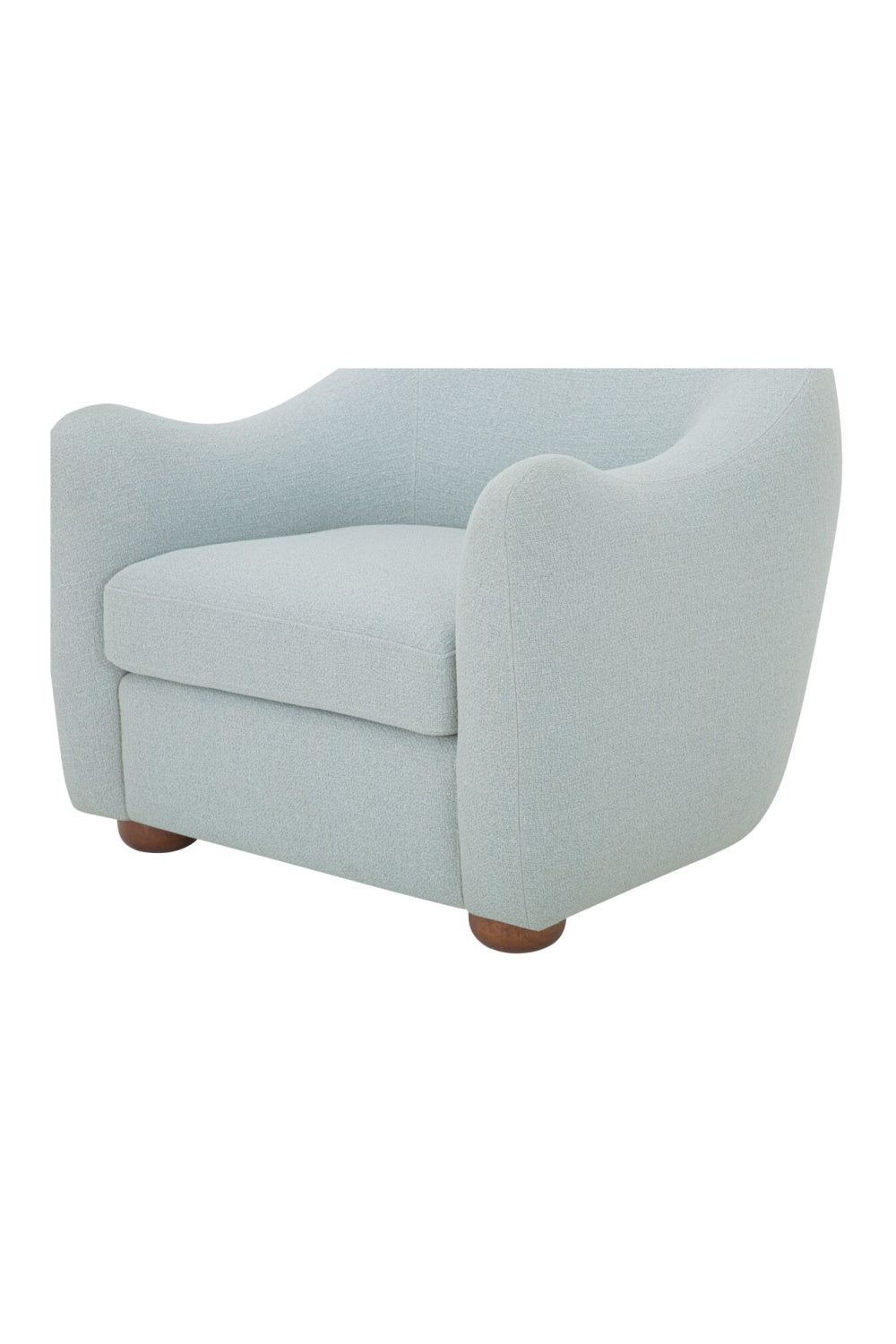 Modern European furniture - Sloped-Arm Accent Chair - www.oroa.com