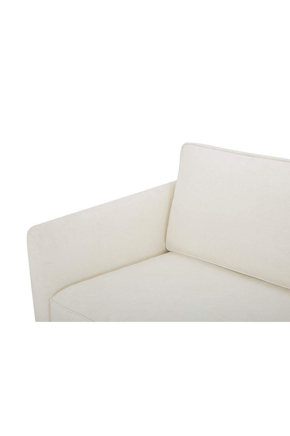 Modern European furniture - Mid-Century Modern White Sofa - www.oroa.com