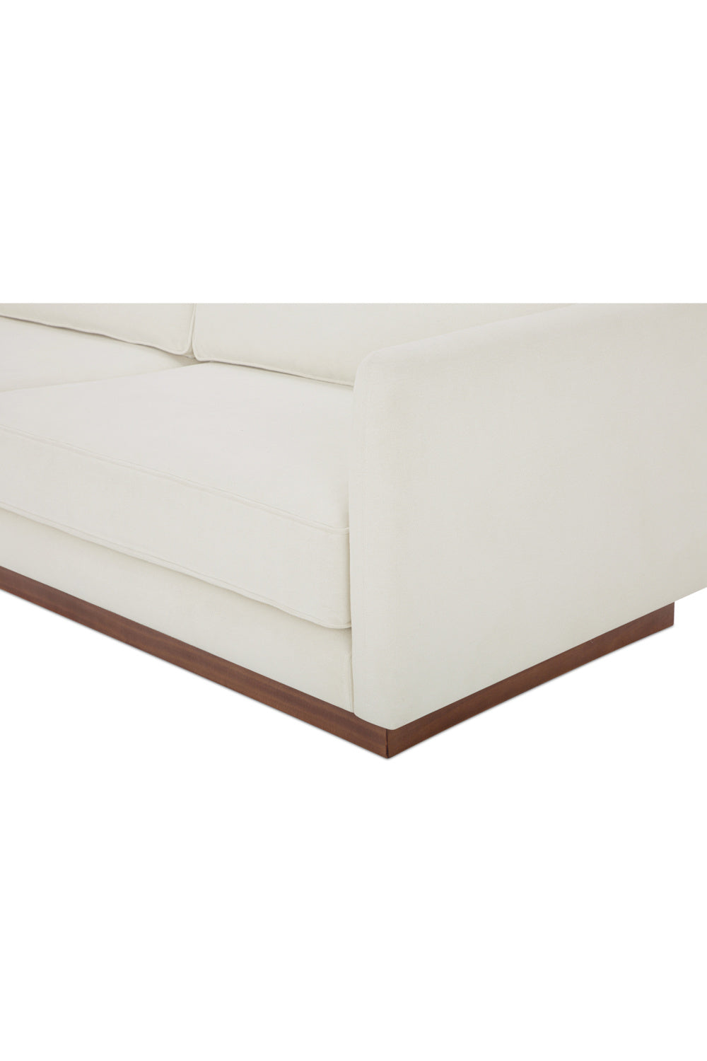 Modern European furniture - Mid-Century Modern White Sofa - www.oroa.com