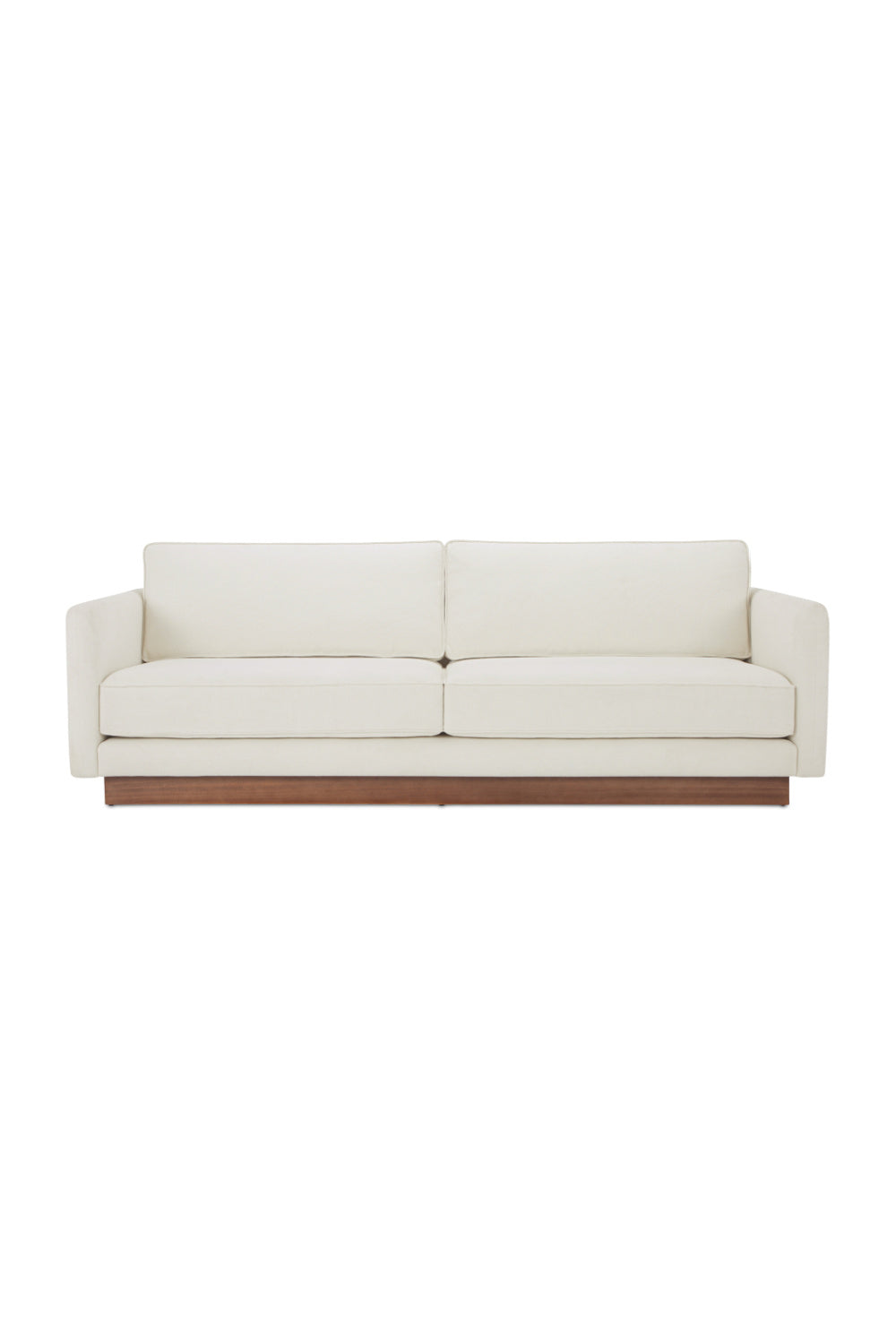 Modern European furniture - Mid-Century Modern White Sofa - www.oroa.com