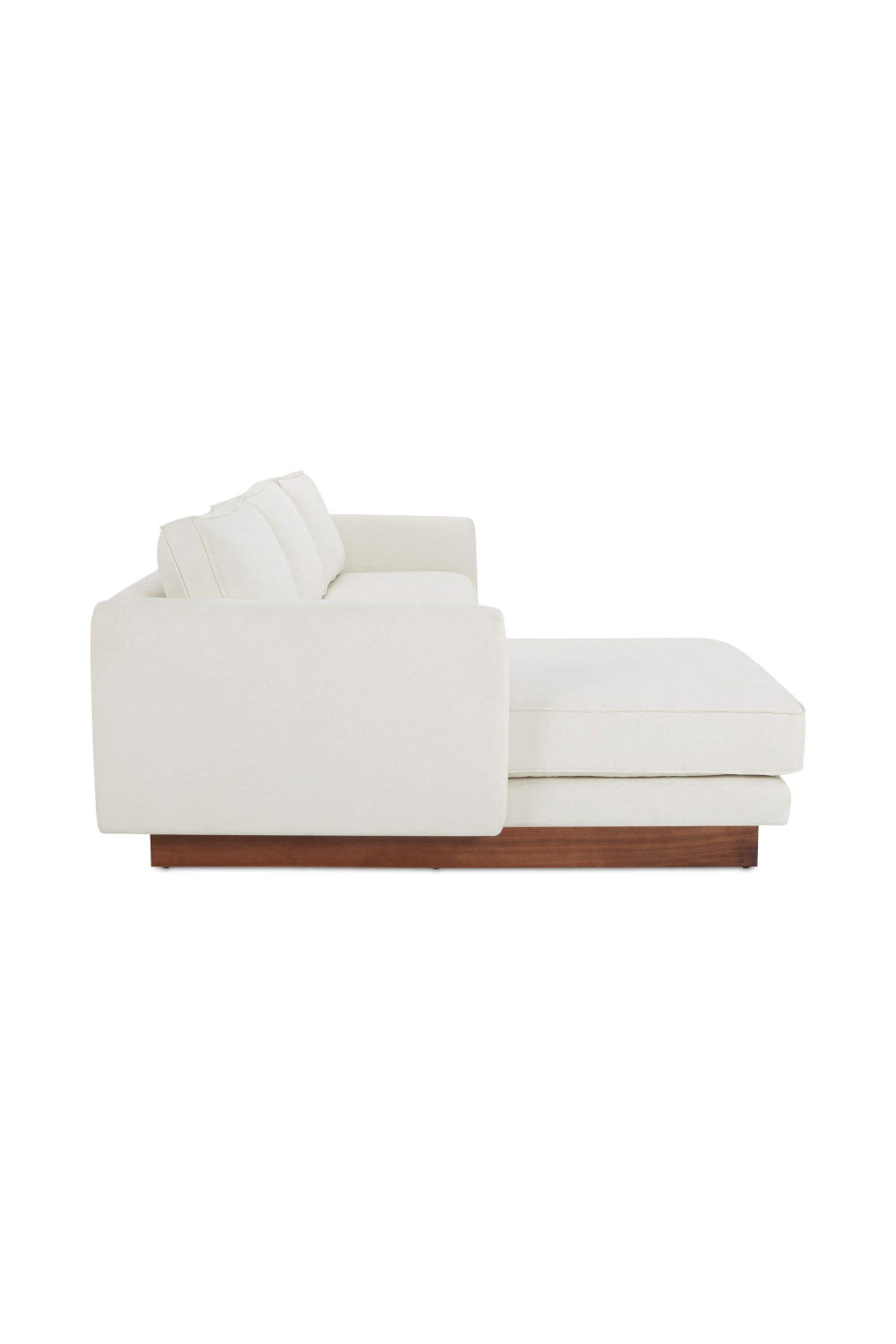 Modern European furniture - White Left Sectional Sofa - www.oroa.com