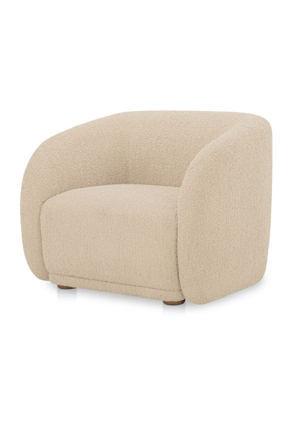 Modern European furniture - Curved Back Accent Chair - www.oroa.com