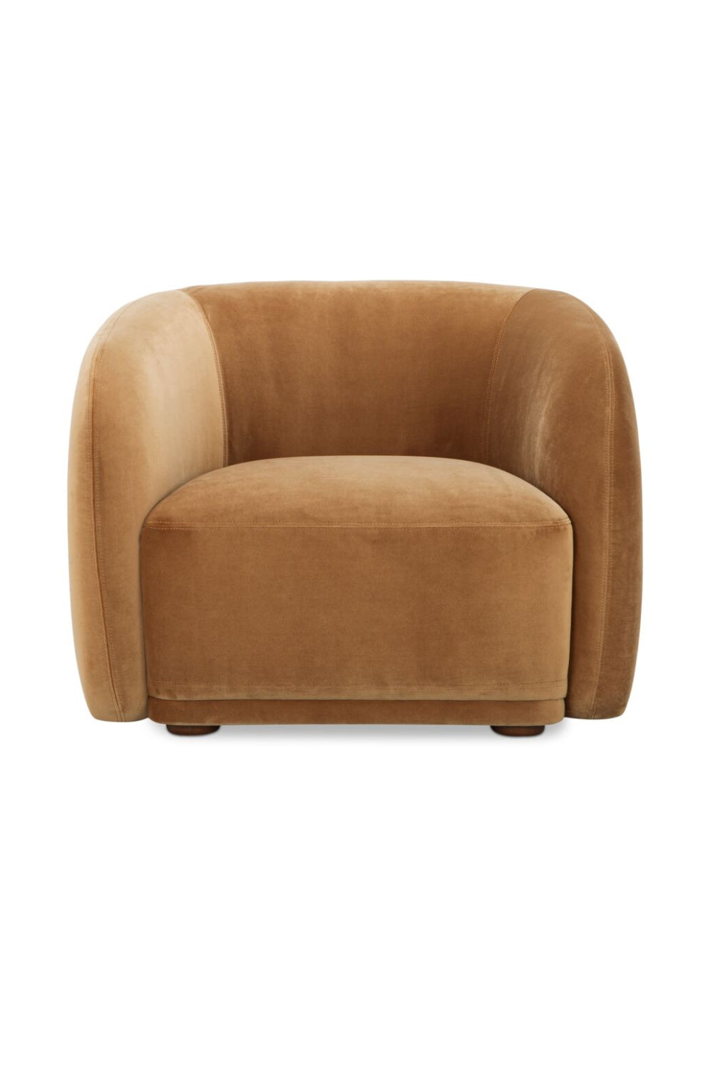 Modern European furniture - Curved Back Accent Chair - www.oroa.com