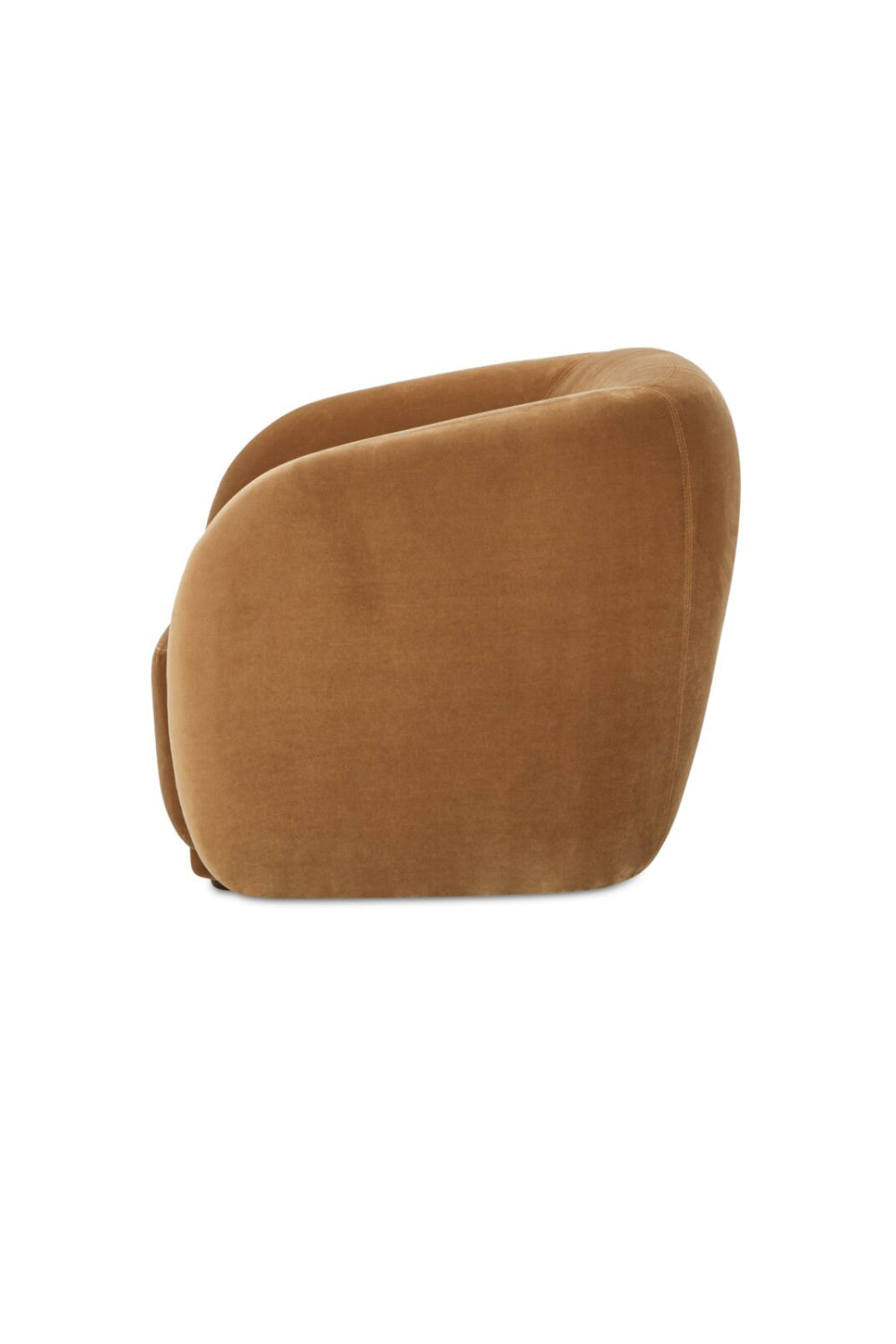 Modern European furniture - Curved Back Accent Chair - www.oroa.com