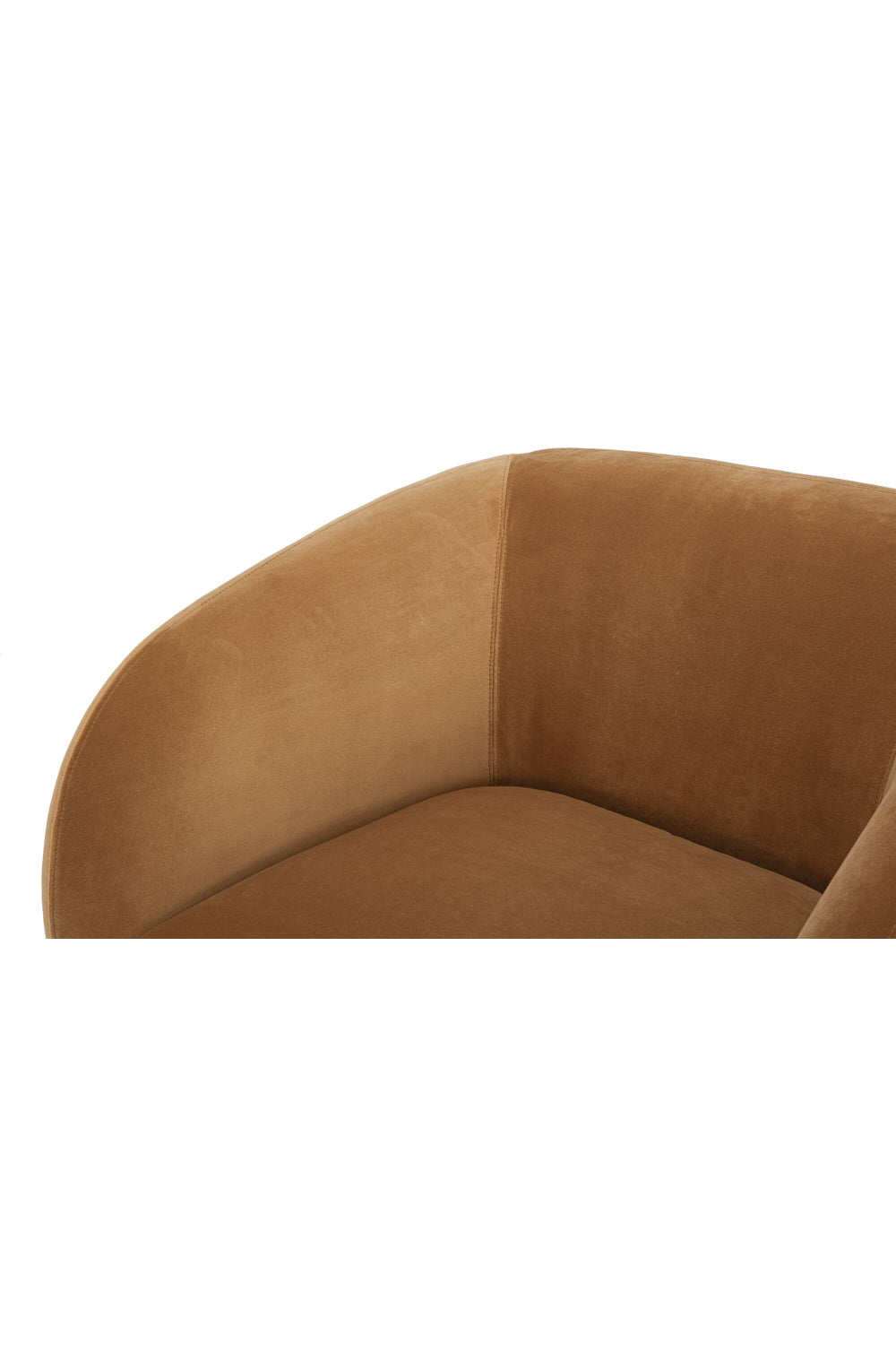 Modern European furniture - Curved Back Accent Chair - www.oroa.com