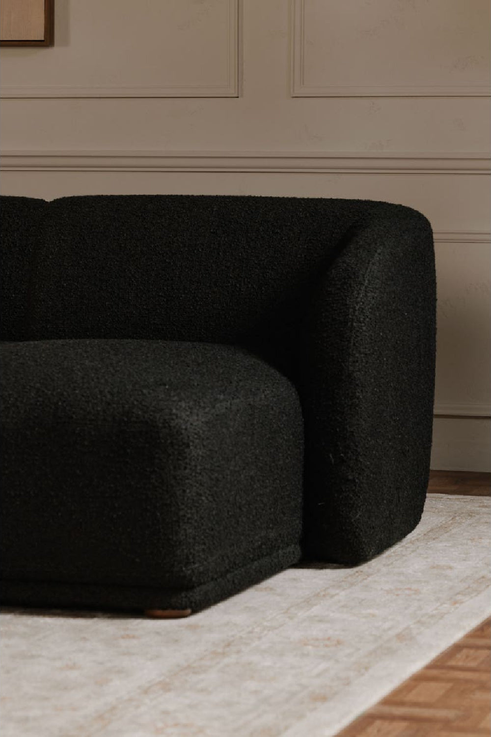 Modern European furniture - Curved Back Sectional Sofa - www.oroa.com