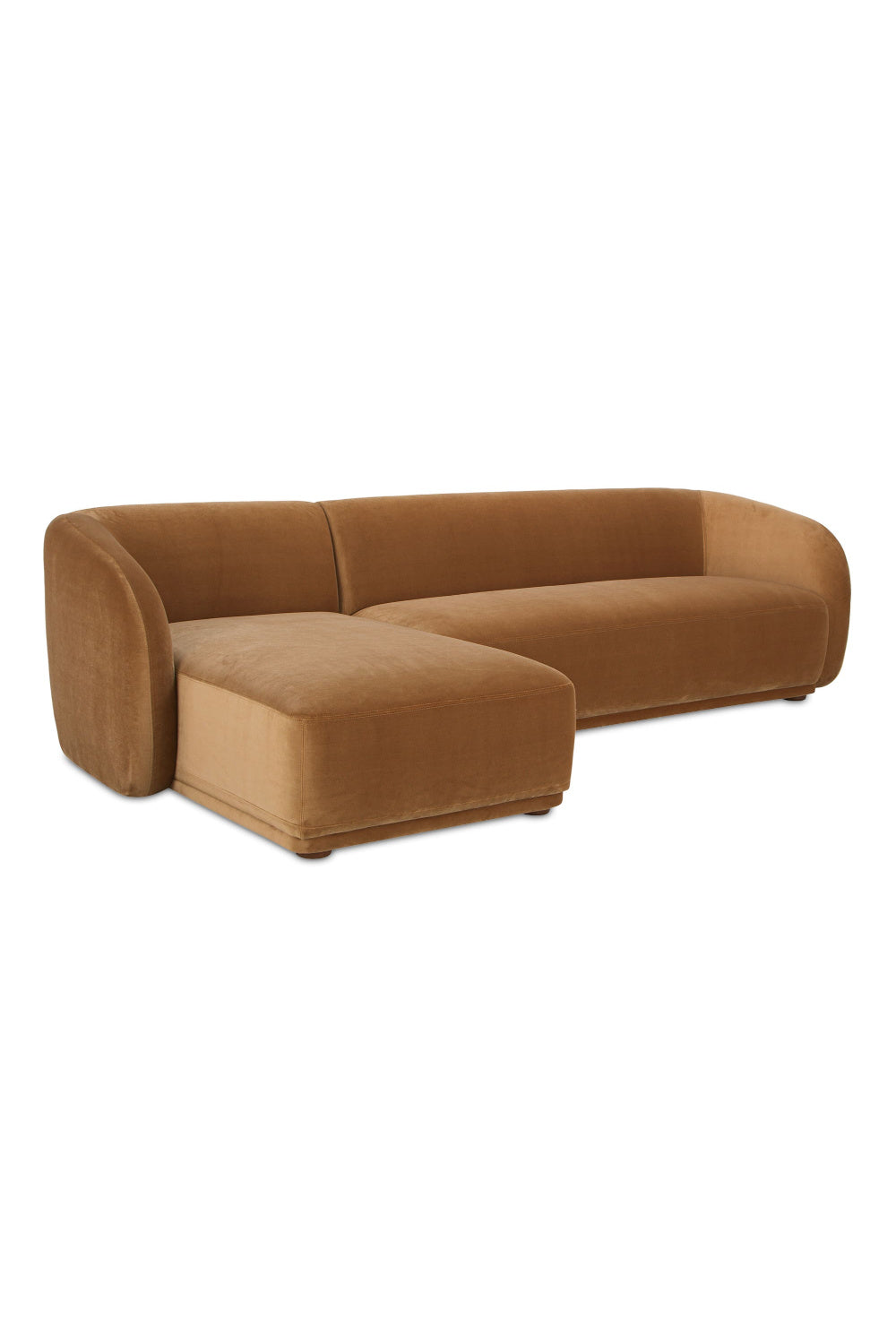 Modern European furniture - Curved Back Sectional Sofa - www.oroa.com