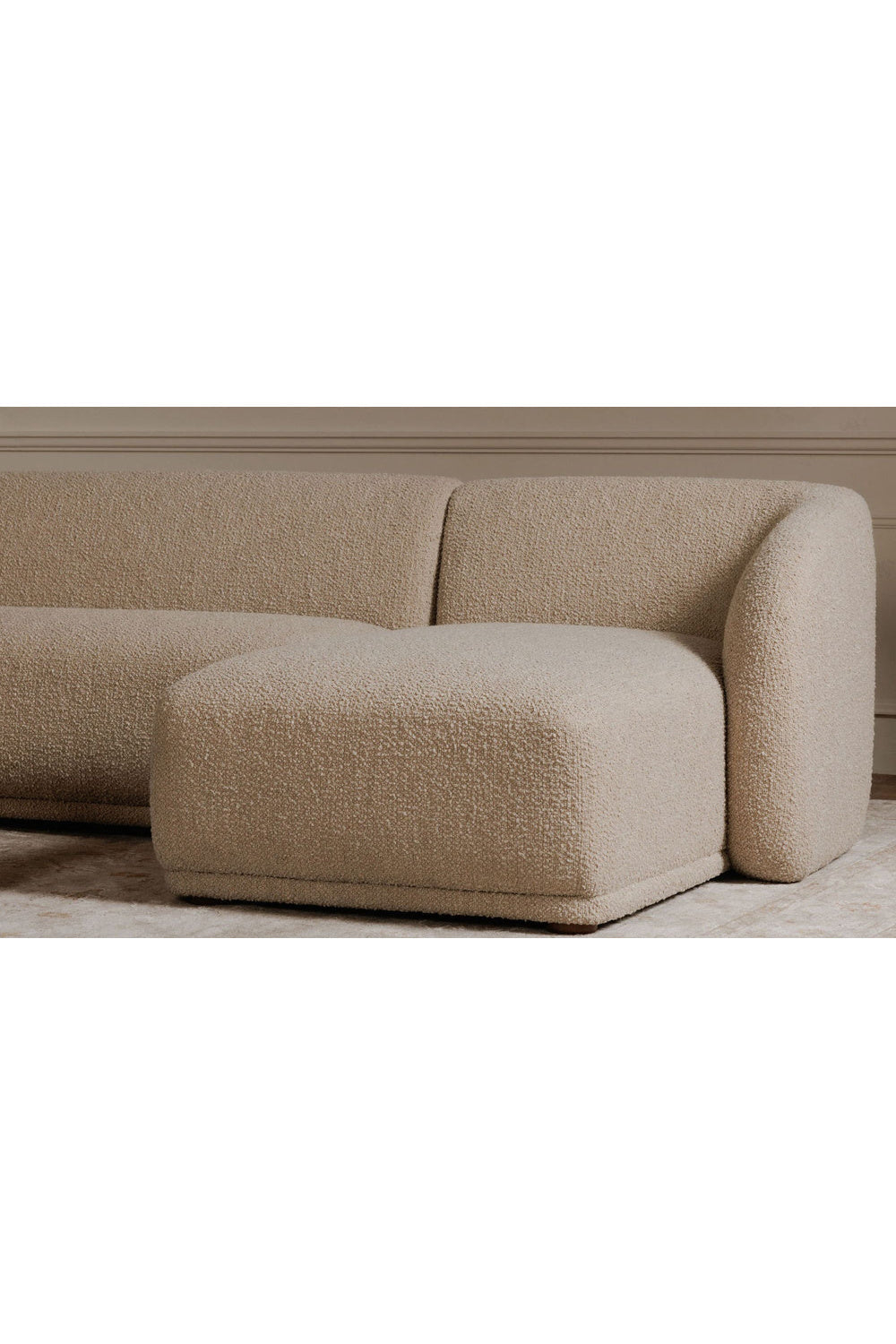 Modern European furniture - Curved Back Sectional Sofa - www.oroa.com