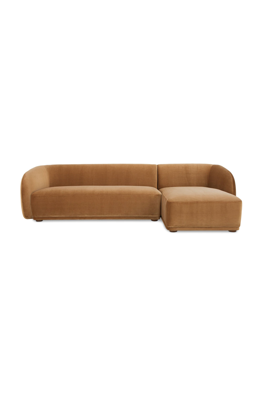 Modern European furniture - Curved Back Sectional Sofa - www.oroa.com
