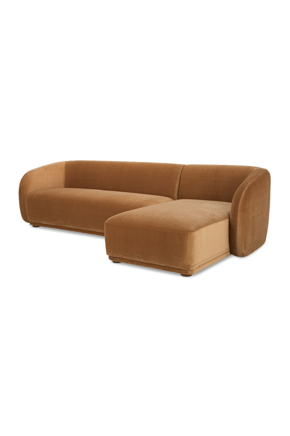 Modern European furniture - Curved Back Sectional Sofa - www.oroa.com