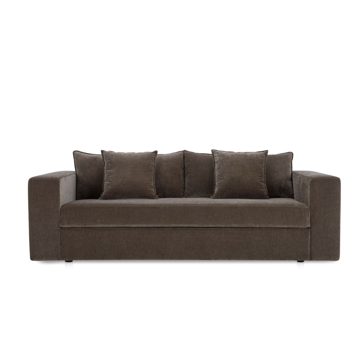 Modern European furniture - Dark Upholstered Sleeper Sofa - www.oroa.com