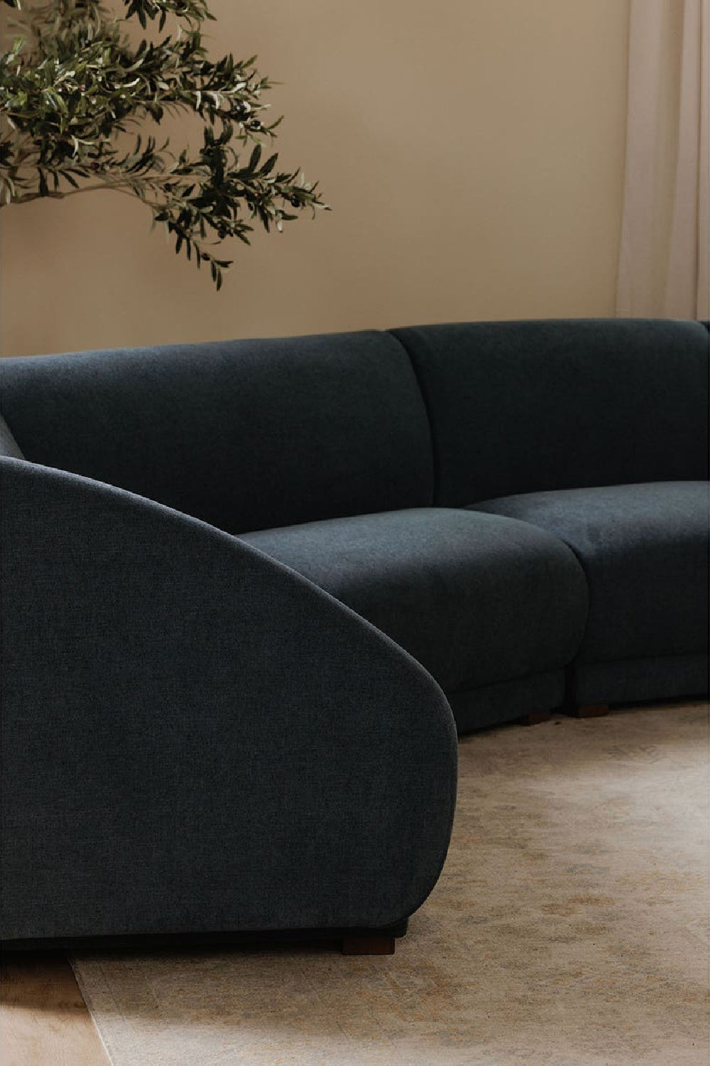 Modern European furniture - Blue Modular Lounge Chair - www.oroa.com