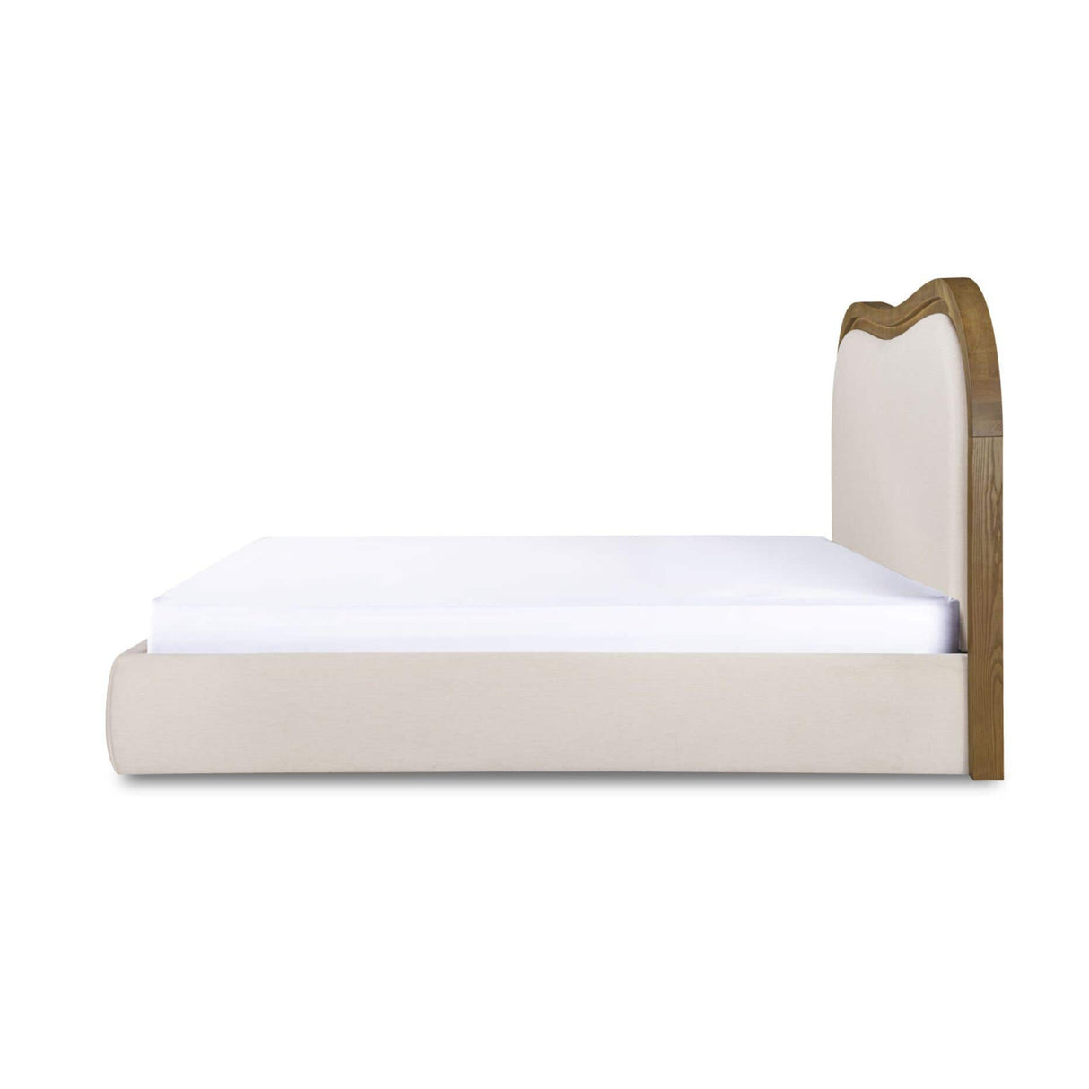 Cream Upholstered Bed | Novi Living Camilla