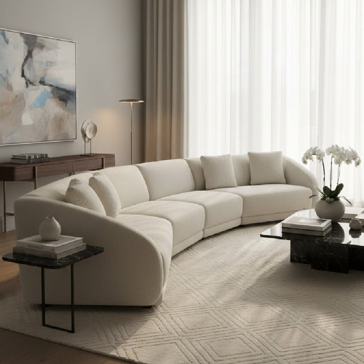 5-Piece Modular Sofa – Fraser – angled view