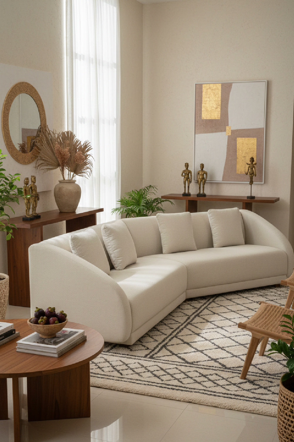 Modern European furniture - Contemporary Modular 2-Piece Sofa - www.oroa.com