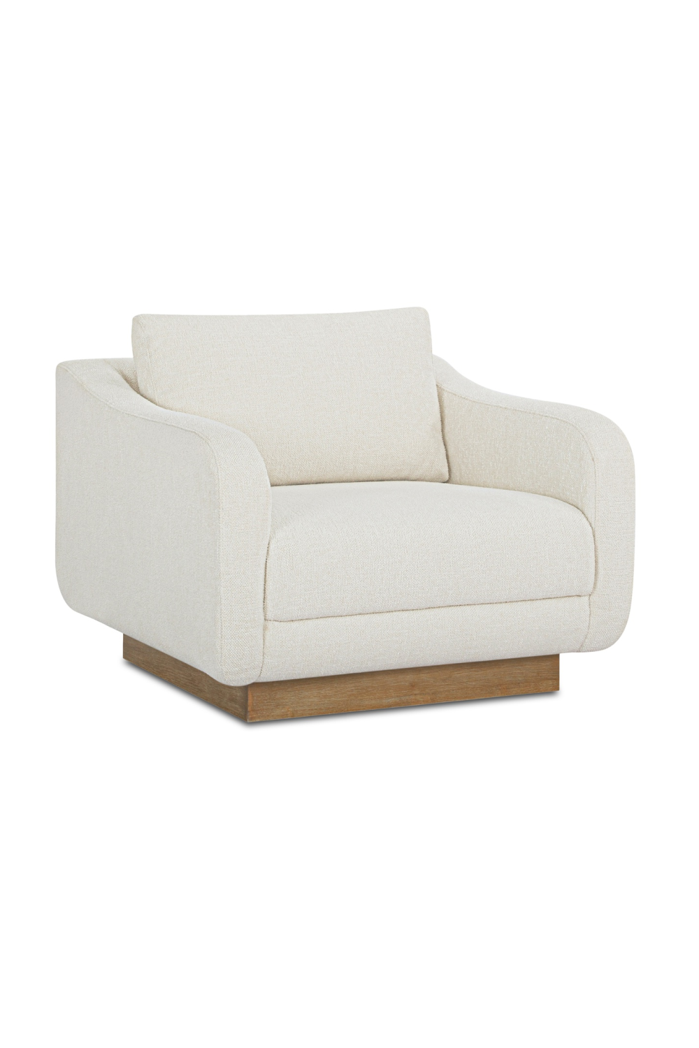 Modern European furniture - Wooden Base Lounge Chair - www.oroa.com