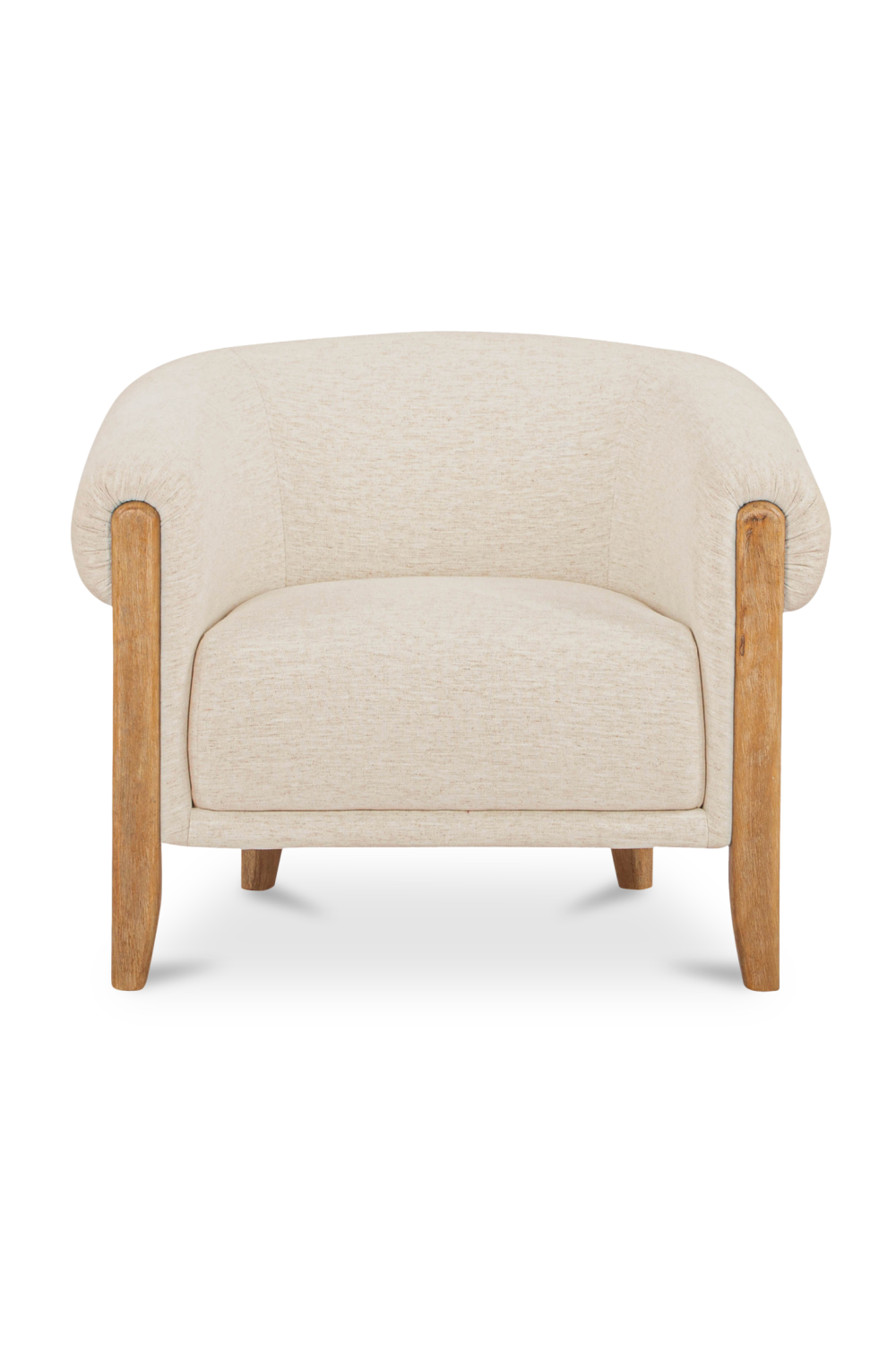 Modern European furniture - White Tub-Style Accent Chair - www.oroa.com