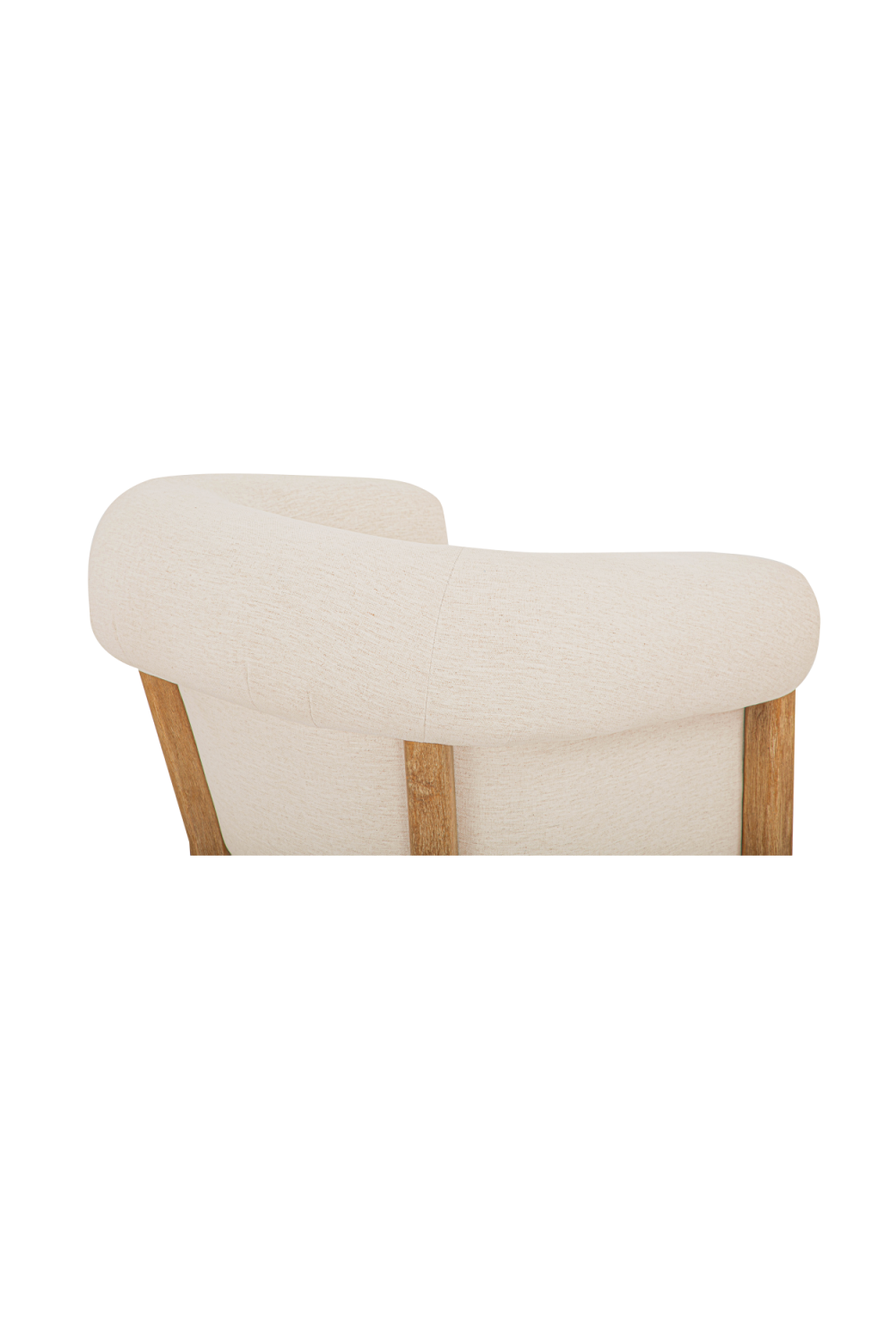 Modern European furniture - White Tub-Style Accent Chair - www.oroa.com
