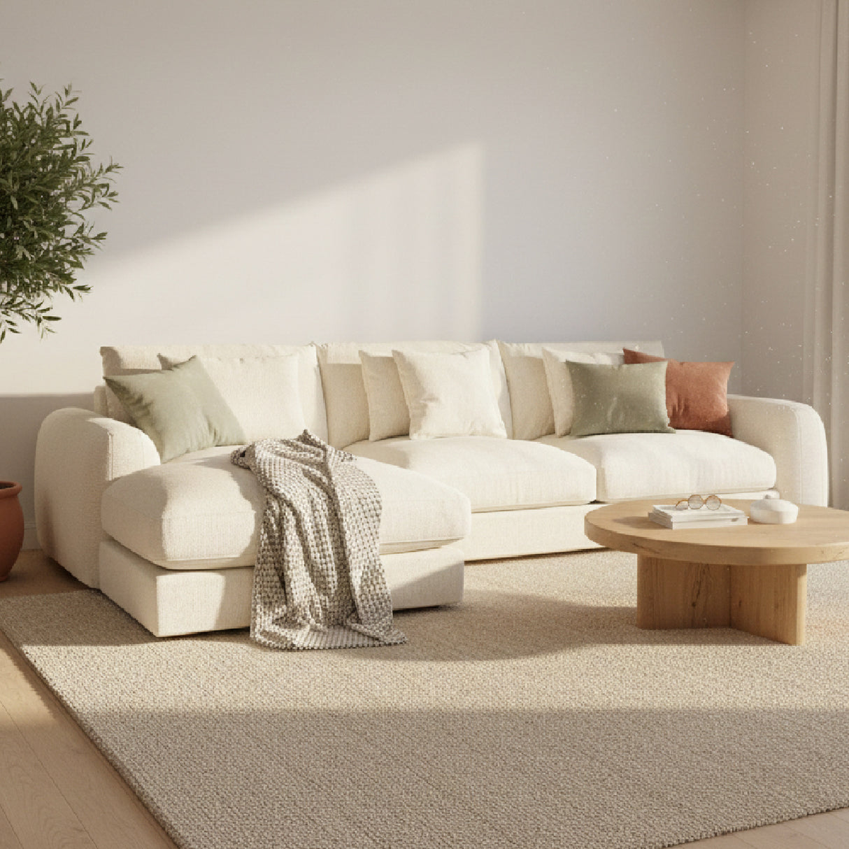 L-Shaped Sectional Sofa | Oroa.com