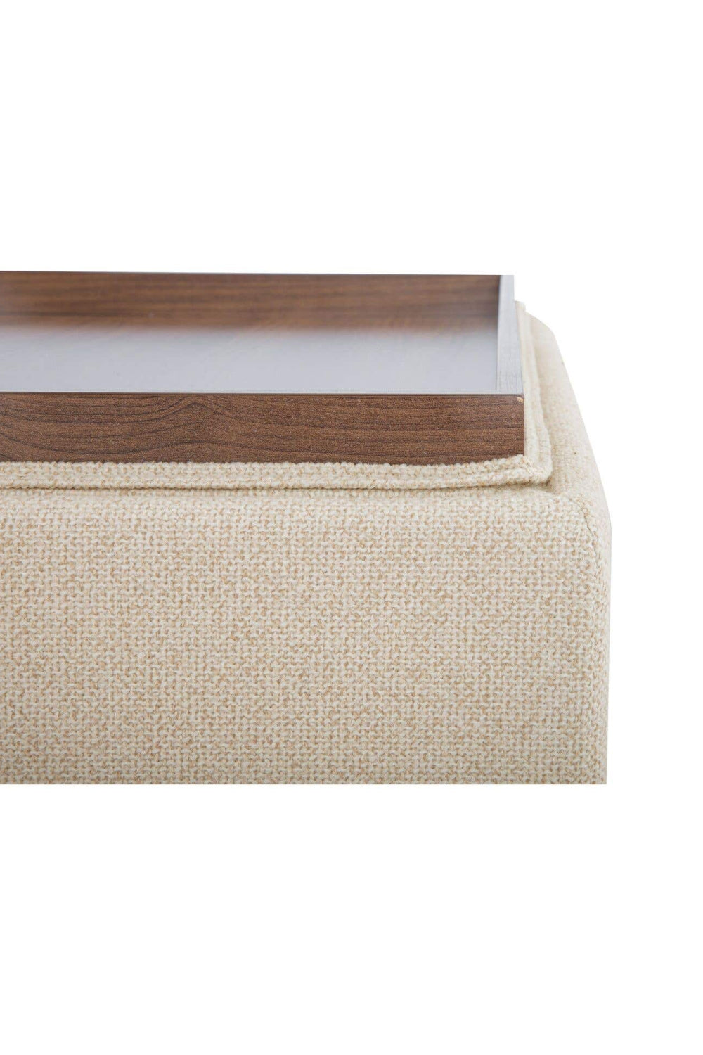 Square Tray Storage Ottoman | Novi Living Montana | Oroa.com