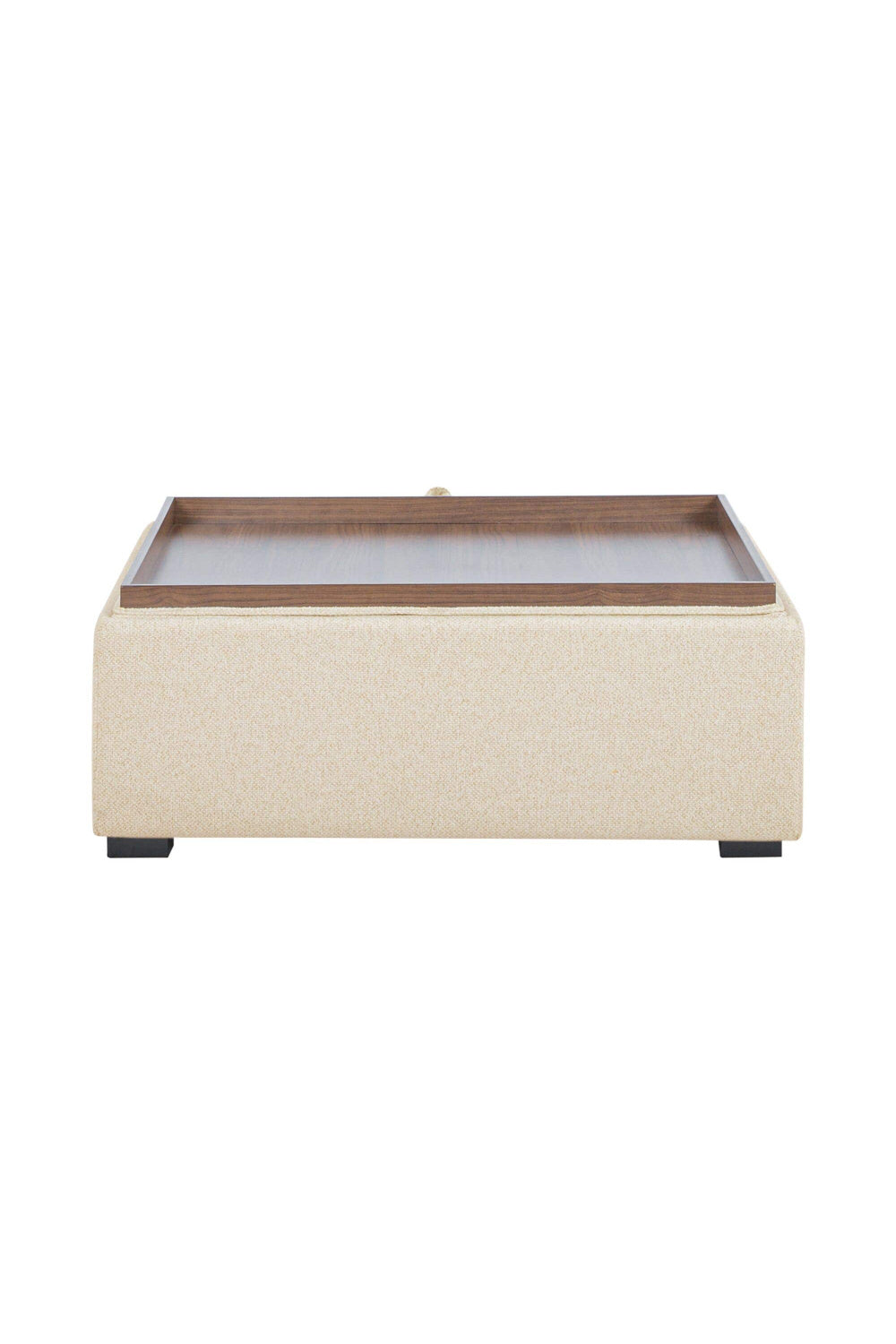 Square Tray Storage Ottoman | Novi Living Montana | Oroa.com