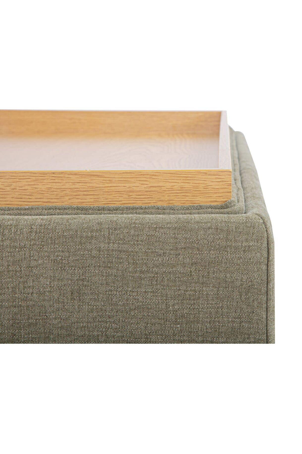 Square Tray Storage Ottoman | Novi Living Montana | Oroa.com