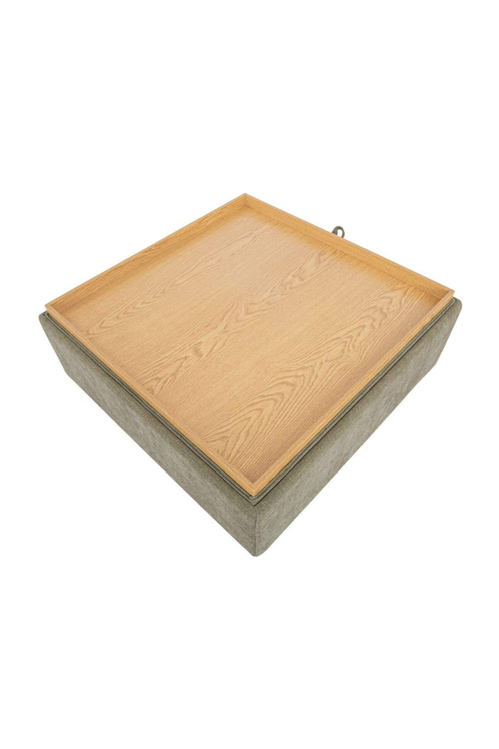 Square Tray Storage Ottoman | Novi Living Montana | Oroa.com