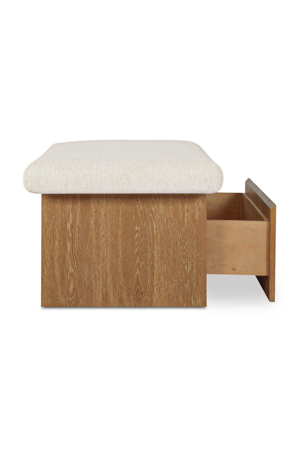 Modern European furniture - Chenille Storage Bench - www.oroa.com