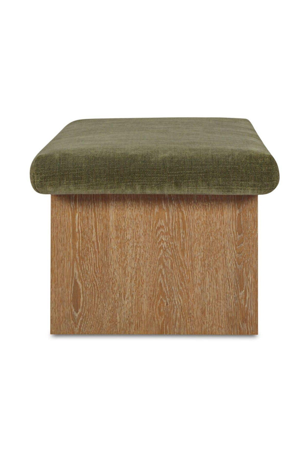 Modern European furniture - Chenille Storage Bench - www.oroa.com