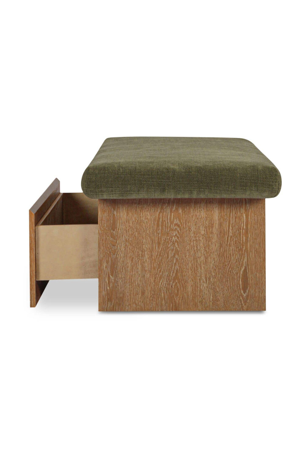 Modern European furniture - Chenille Storage Bench - www.oroa.com