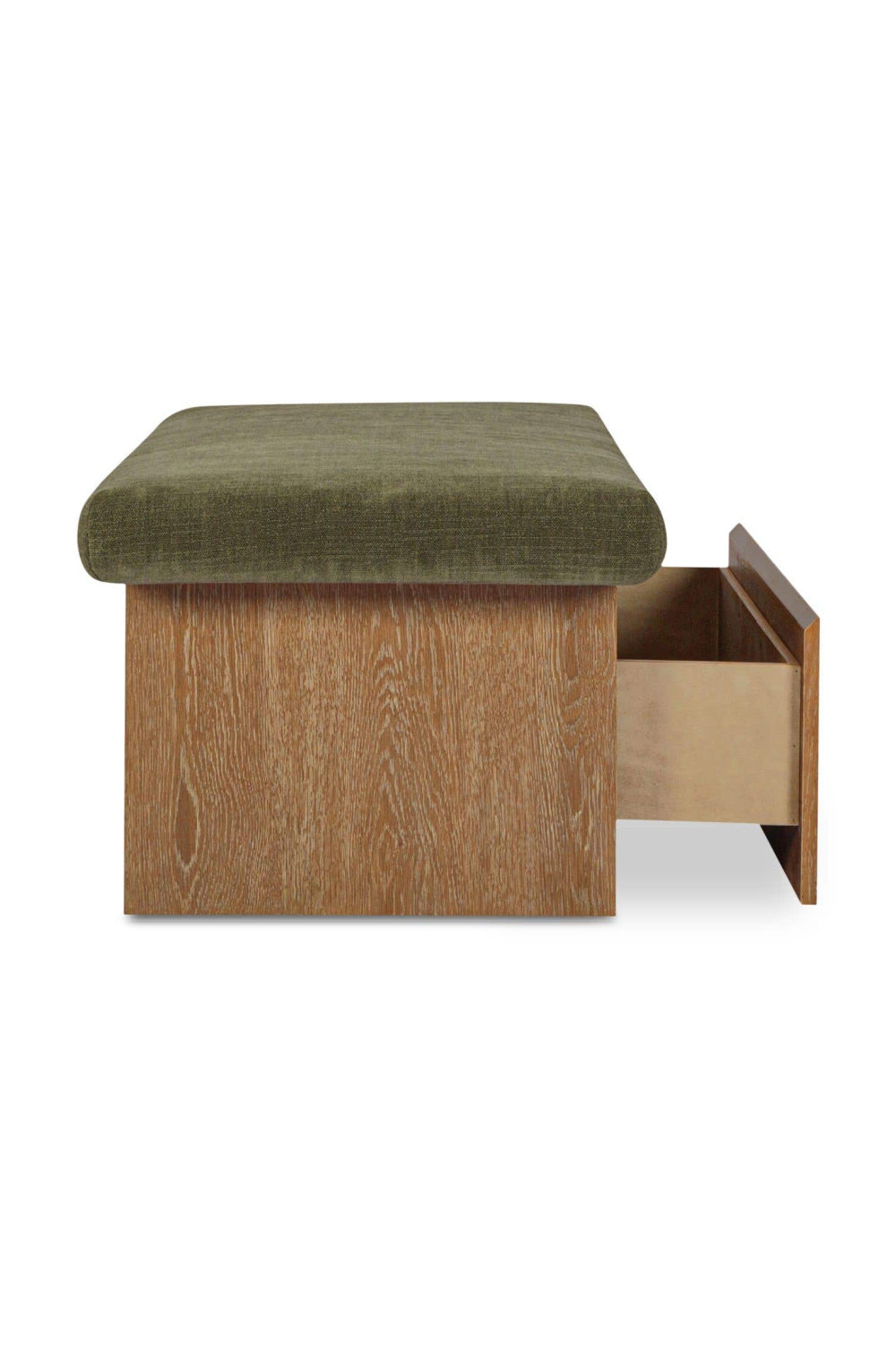 Modern European furniture - Chenille Storage Bench - www.oroa.com