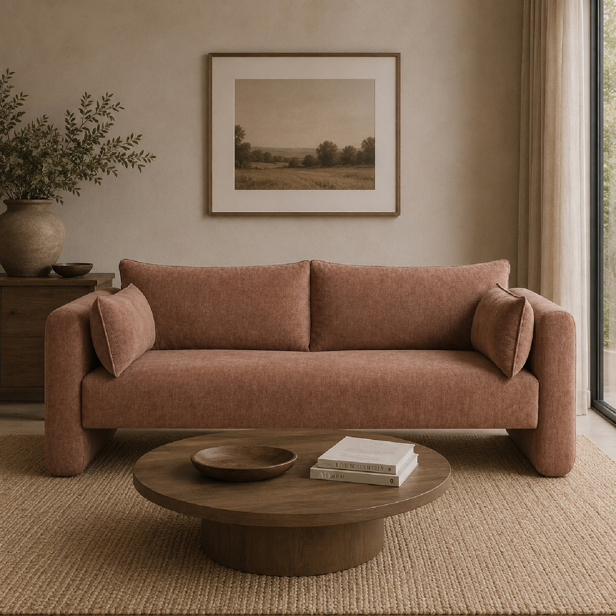 Modern European furniture - Fabric Modern Sofa - www.oroa.com