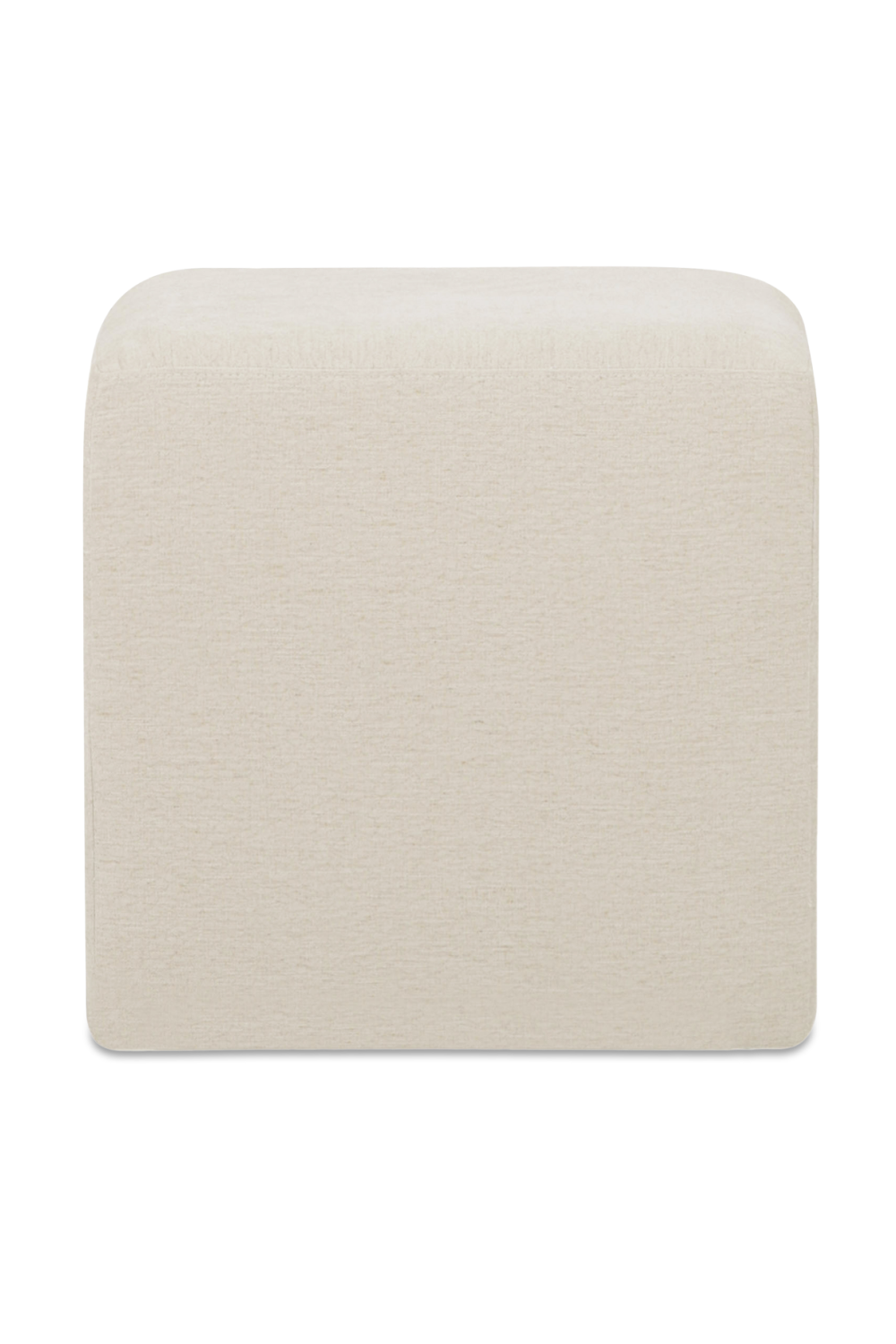 Modern European furniture - Linen Blend Square Stool - www.oroa.com
