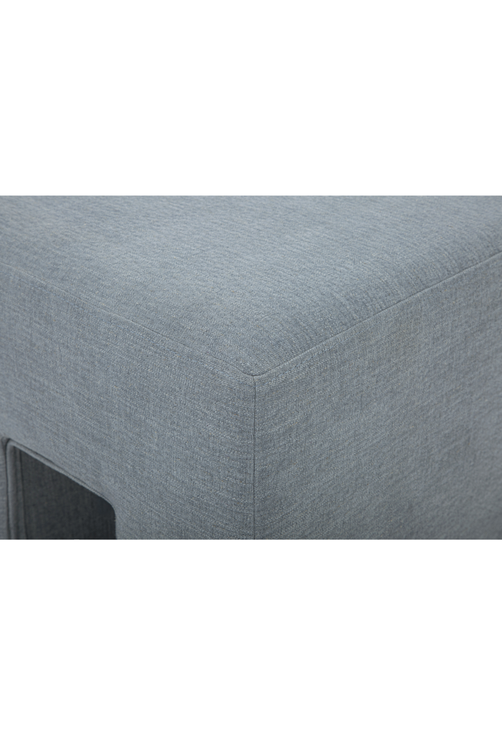 Modern European furniture - Linen Blend Square Stool - www.oroa.com