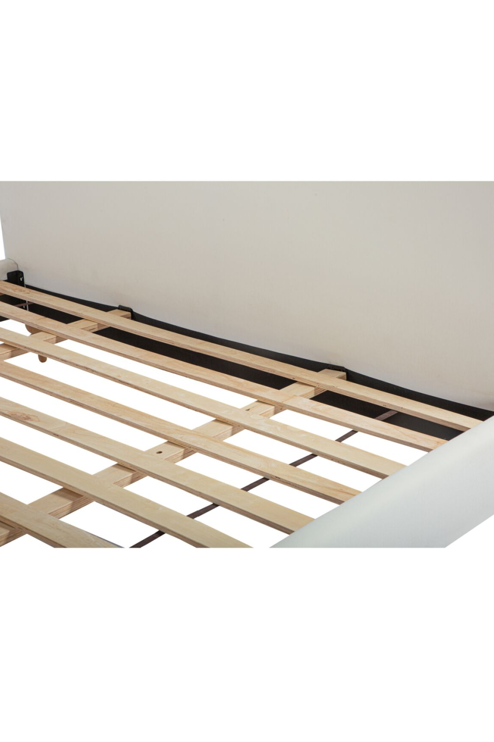 Wavy Design Cream Bed | Oroa.com