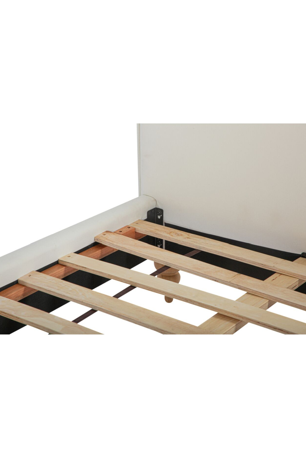 Wavy Design Cream Bed | Oroa.com