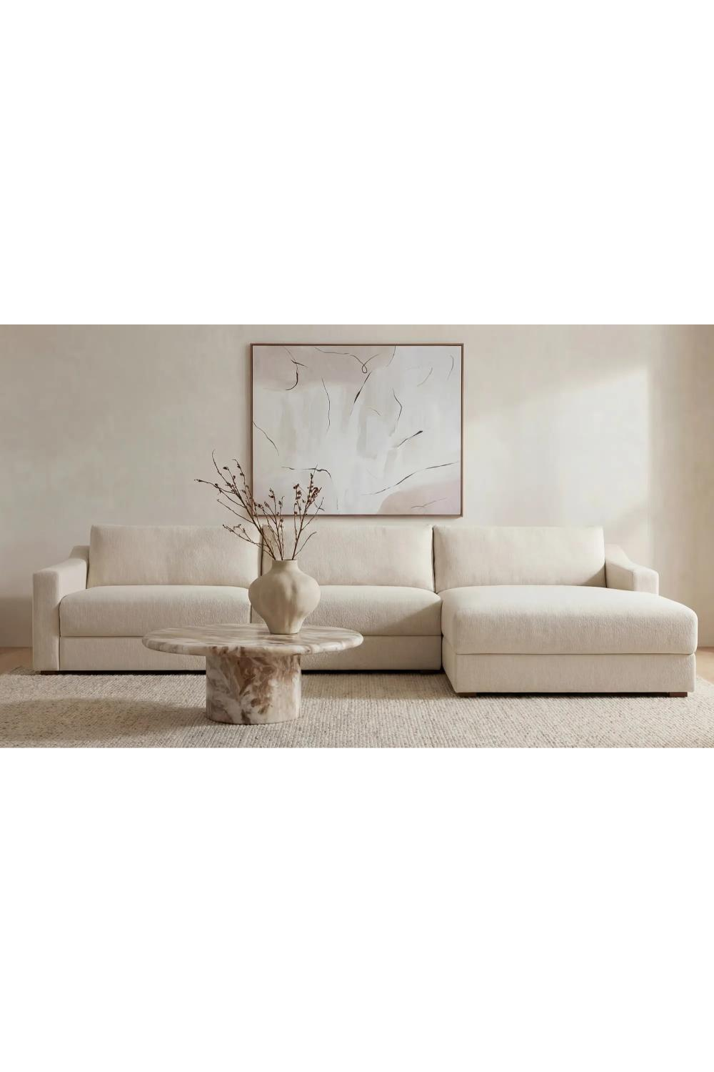Modern European furniture - Minimalist Sectional Sofa - www.oroa.com