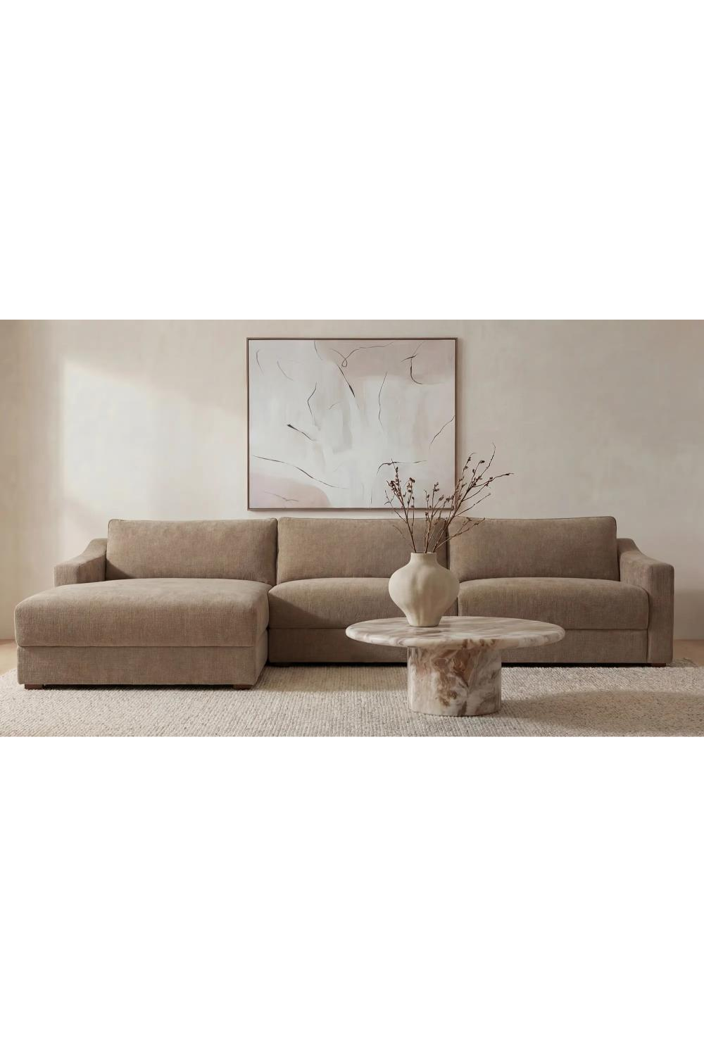Modern European furniture - Minimalist Sectional Sofa - www.oroa.com