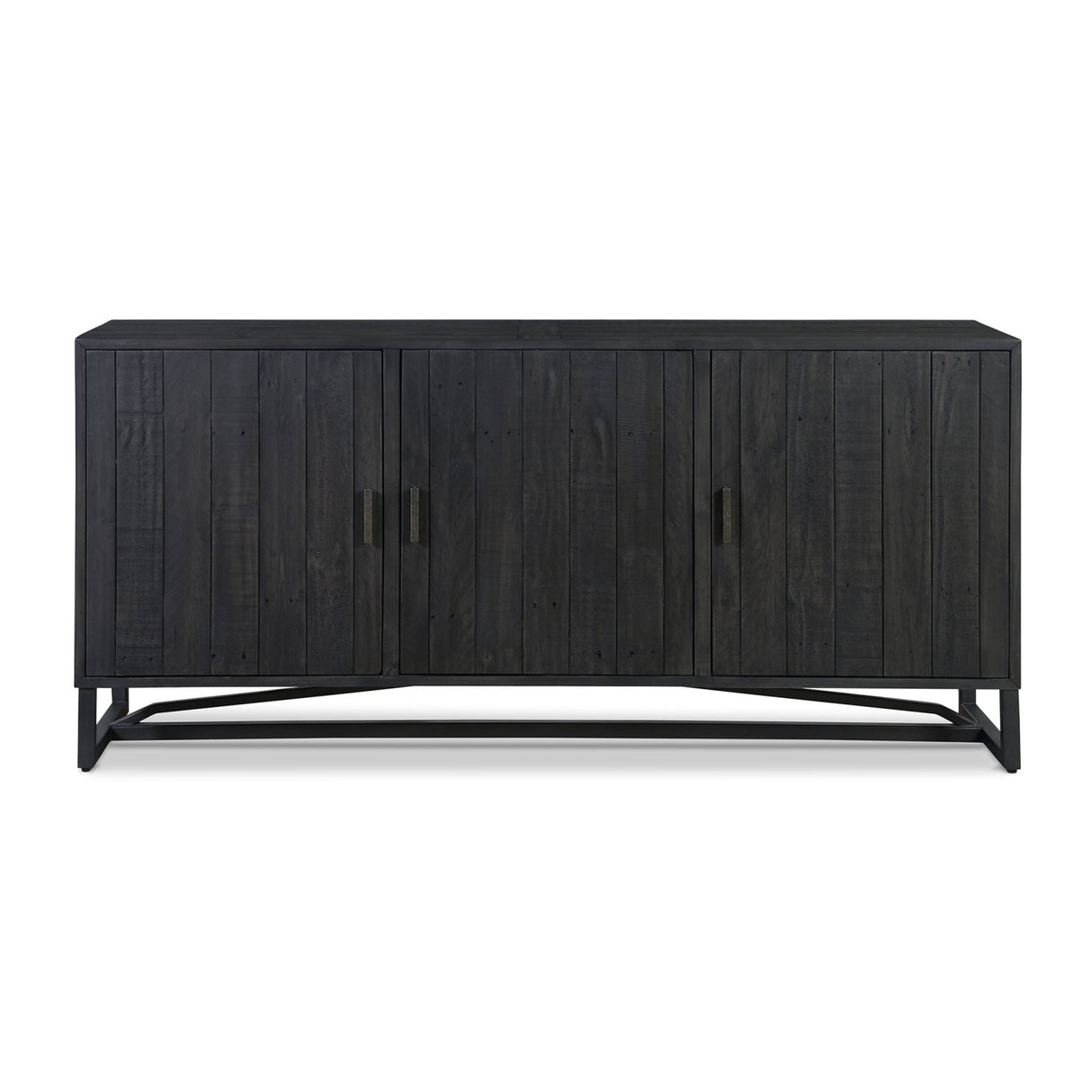 Modern European furniture - Slatted Pine 3-Door Sideboard - www.oroa.com | Oroa.com