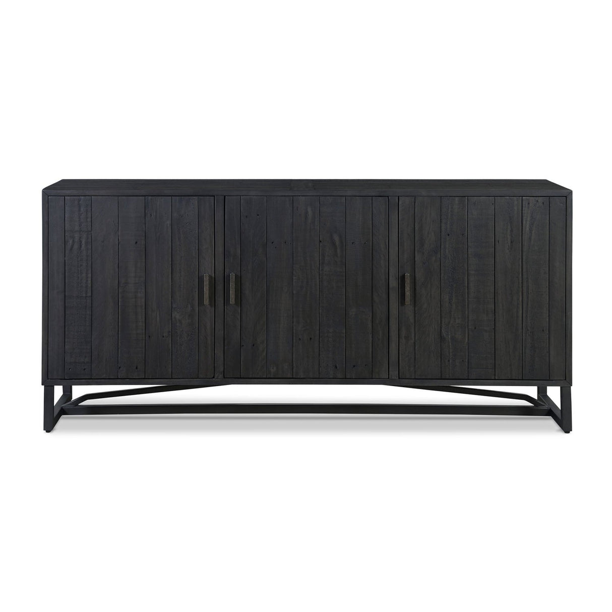 Modern European furniture - Slatted Pine 3-Door Sideboard - www.oroa.com