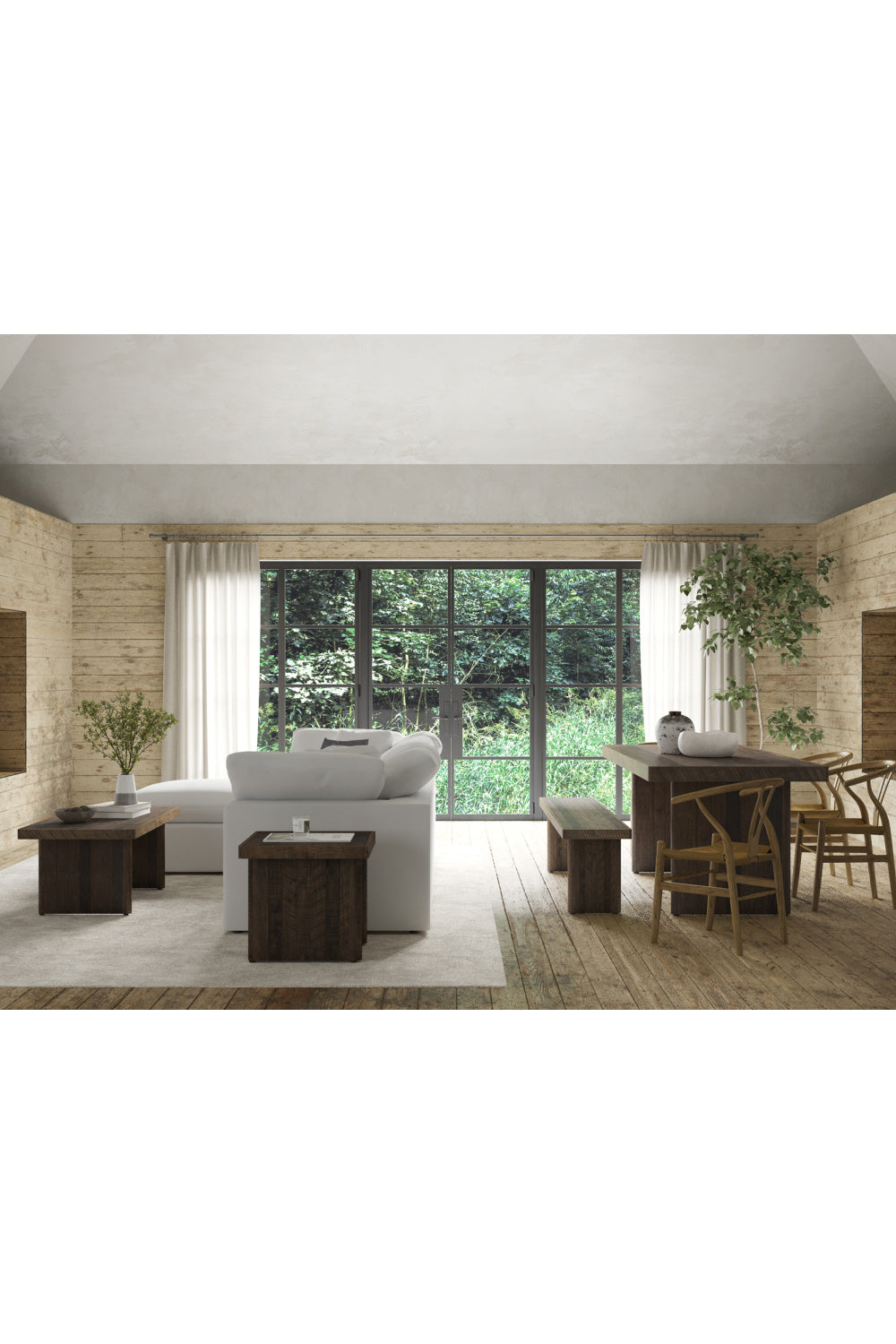 Modern European furniture - Matte Pine End Table - www.oroa.com