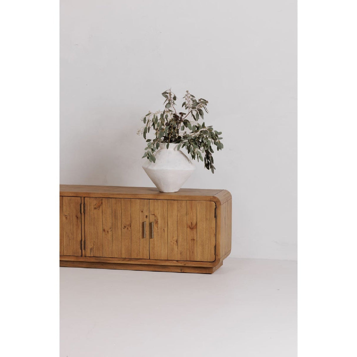 Modern European furniture - Rustic Pine 4-Door Media Cabinet - www.oroa.com