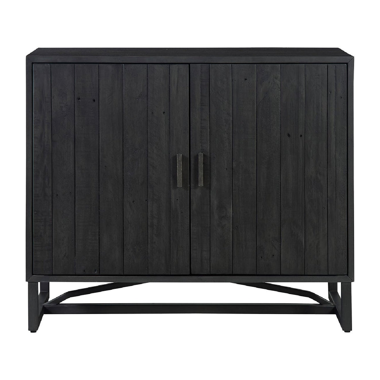 Modern European furniture - Slatted Pine 2-Door Cabinet - www.oroa.com