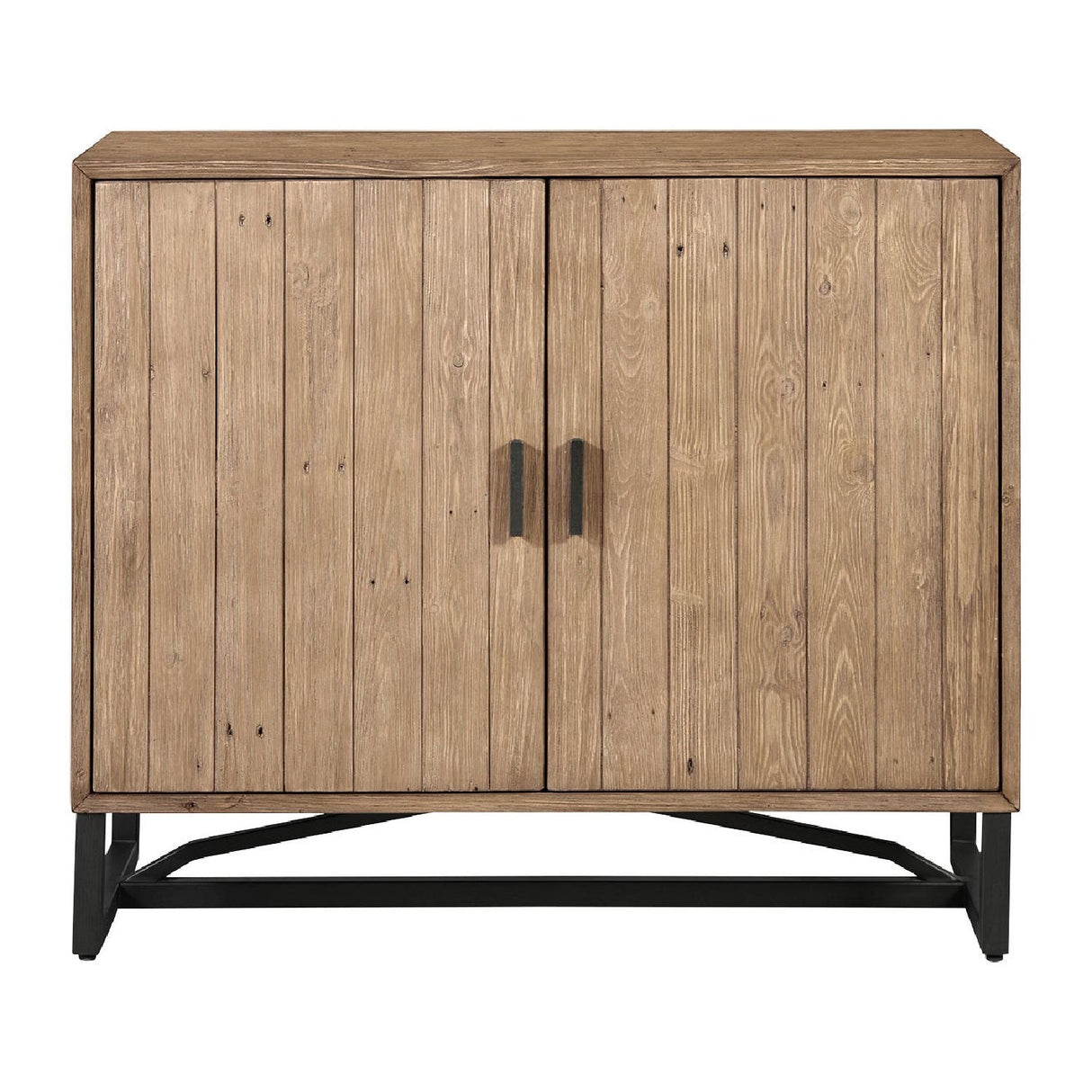 Modern European furniture - Slatted Pine 2-Door Cabinet - www.oroa.com