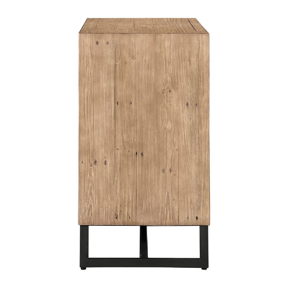 Modern European furniture - Slatted Pine 2-Door Cabinet - www.oroa.com