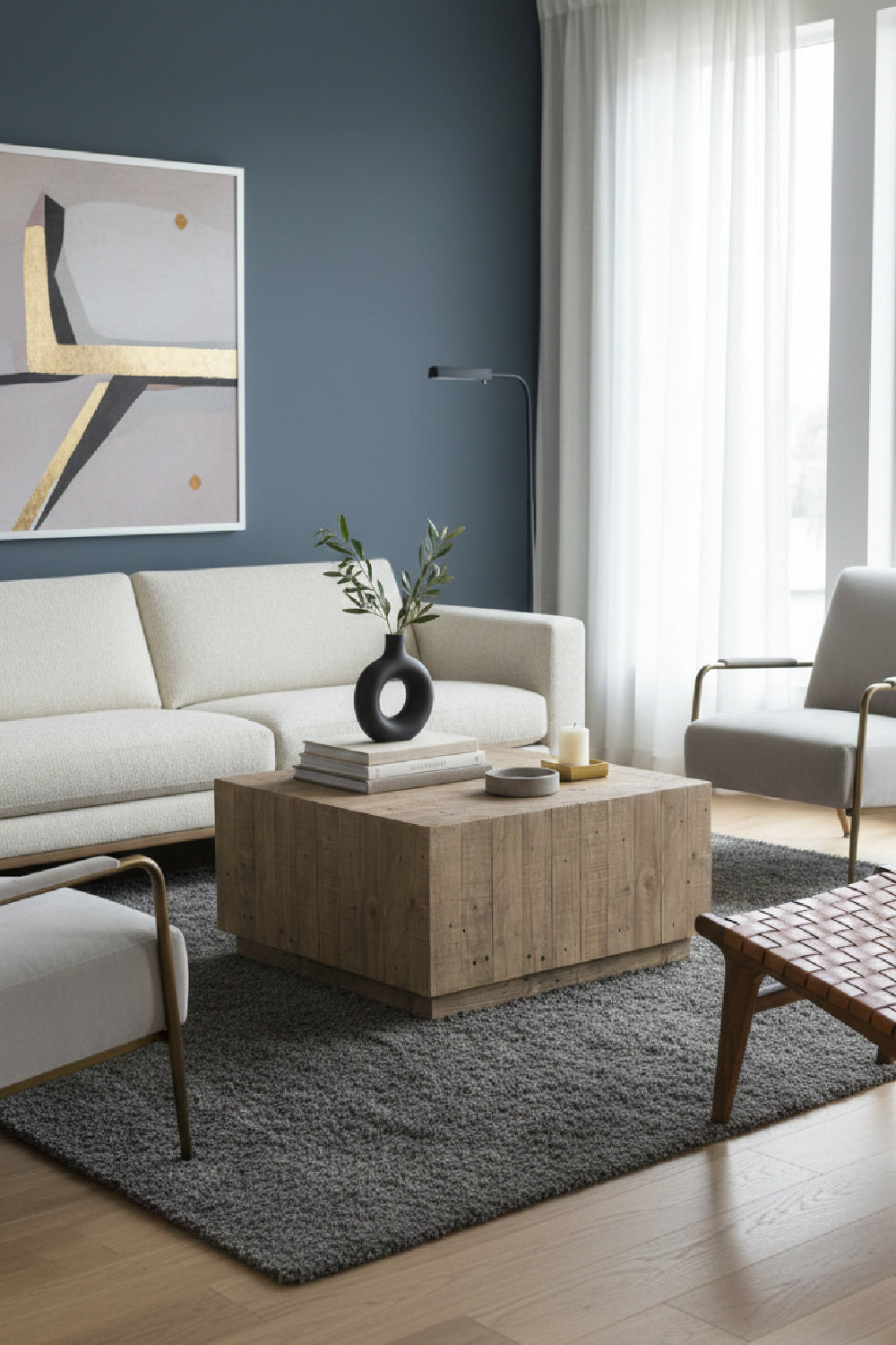 Modern European furniture - Natural Pine Coffee Table - www.oroa.com