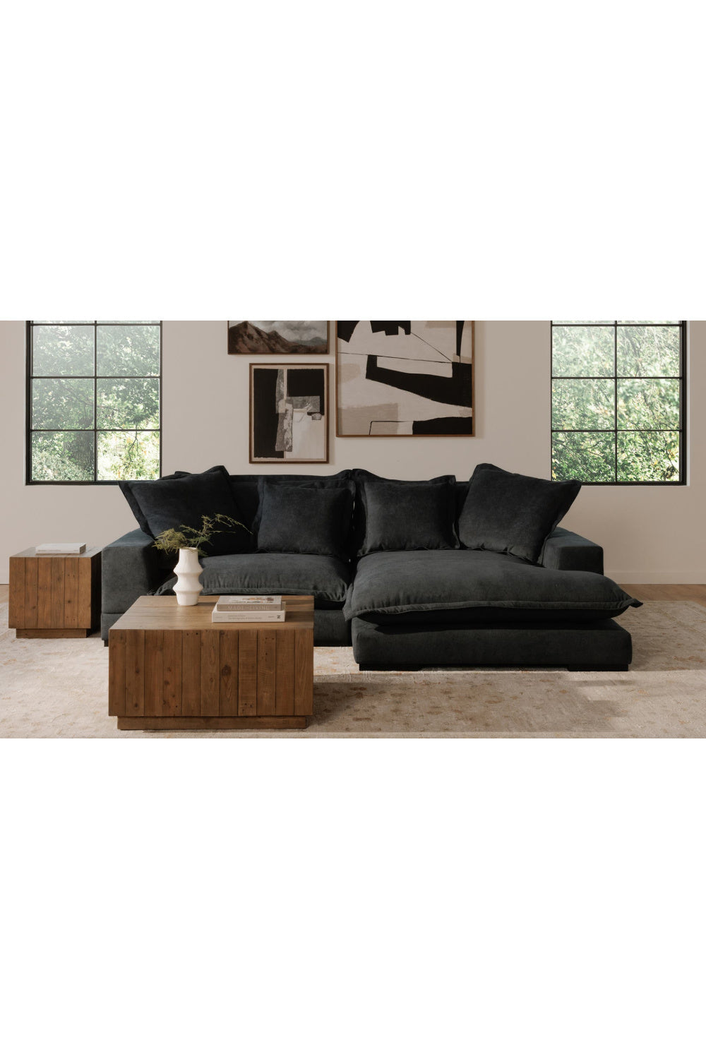 Modern European furniture - Natural Pine Coffee Table - www.oroa.com
