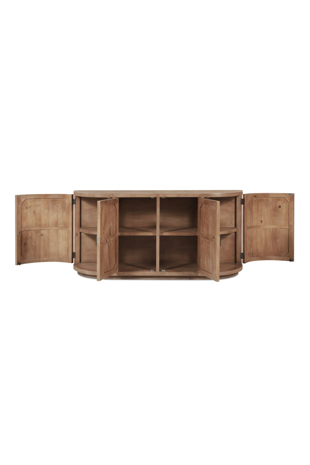 Modern European furniture - Pine Wood 4-Door Sideboard - www.oroa.com
