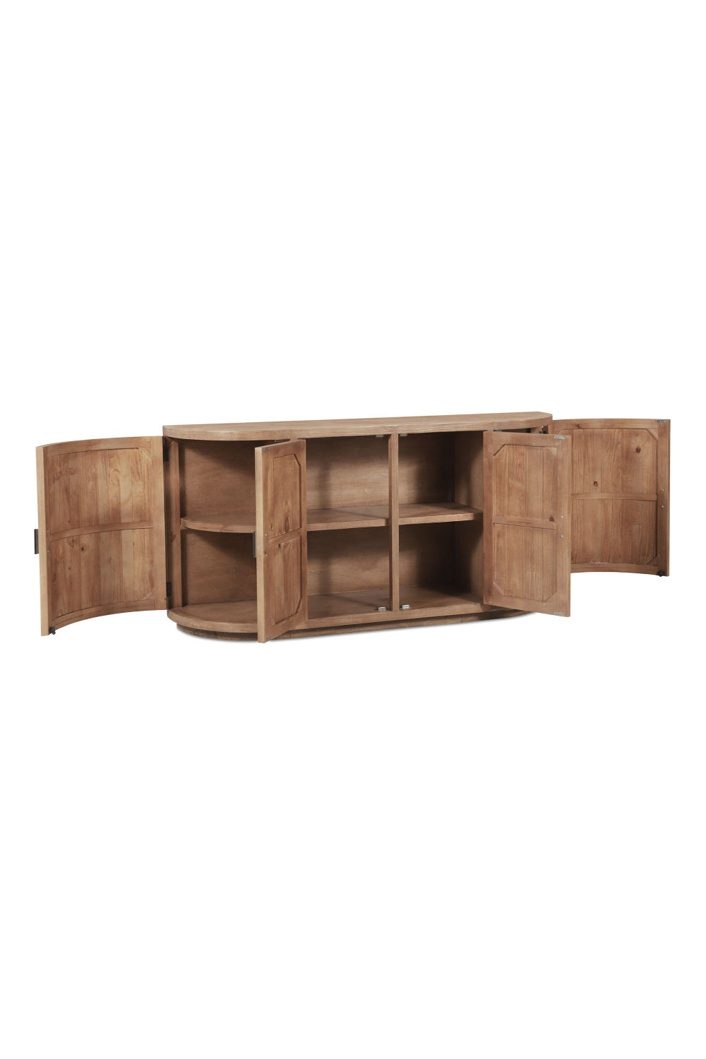 Modern European furniture - Pine Wood 4-Door Sideboard - www.oroa.com
