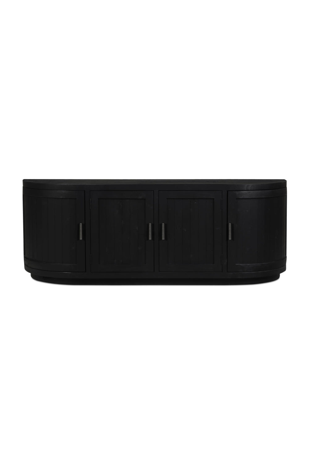 Modern European furniture - Pine Wood 4-Door Media Cabinet - www.oroa.com